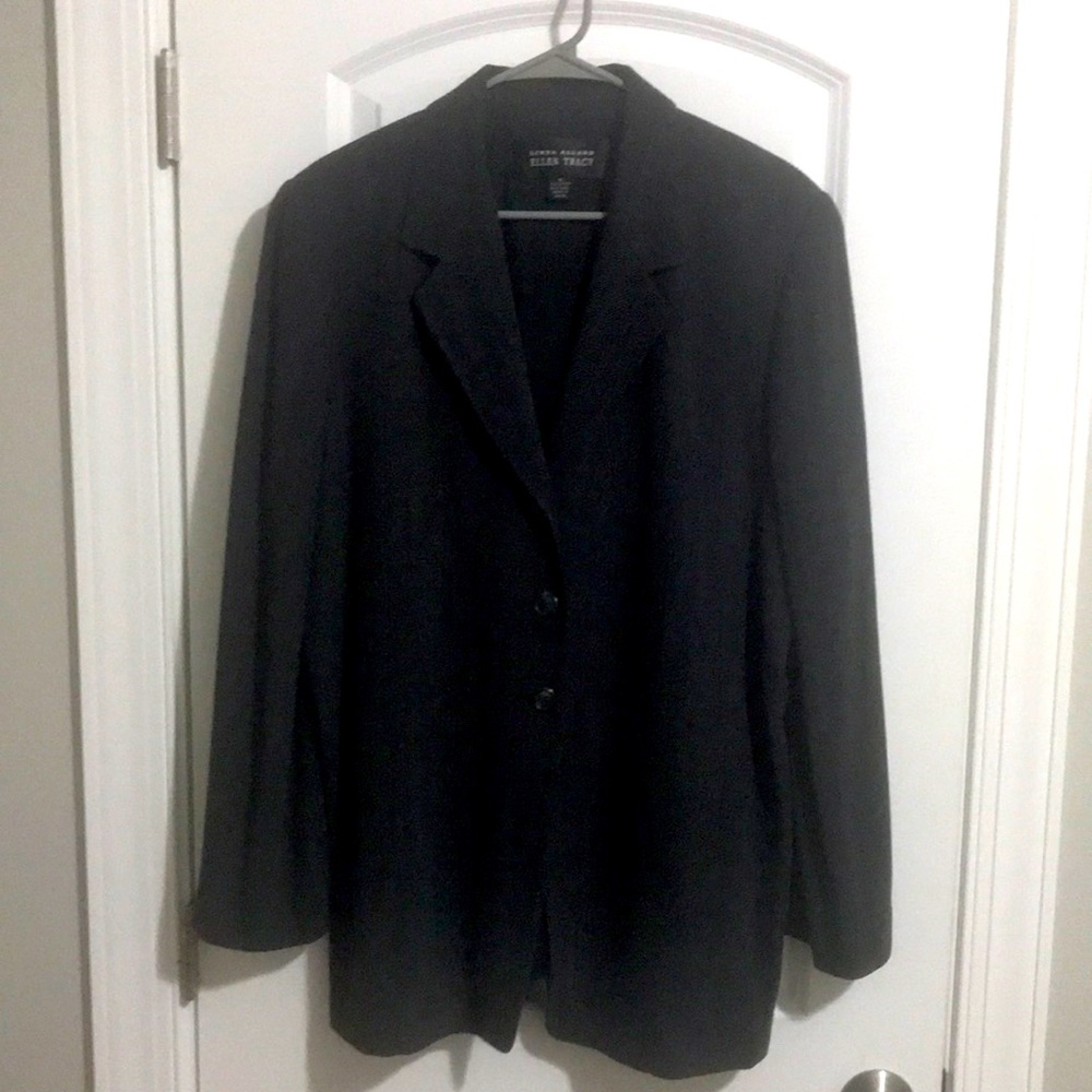 Ellen Tracy vintage herringbone blazer size 16